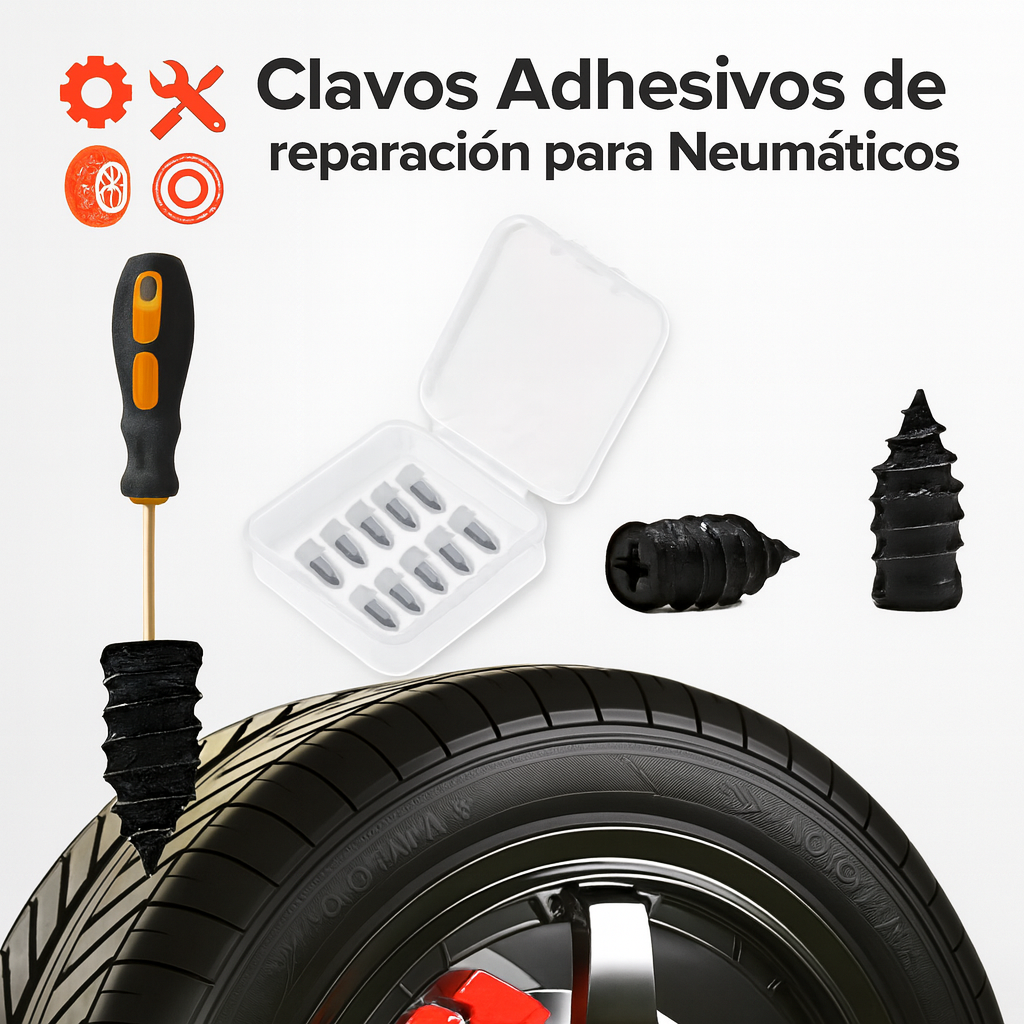 Rescate Vial X20™+ Destornillador GRATIS- Tornillos sellantes para pinchazos
