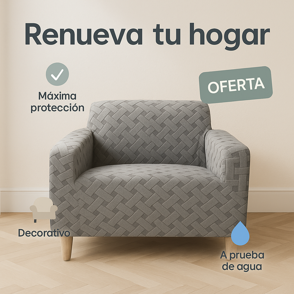 ⭐2 Diseños de Funda Premium  para Sofá de 1-2 y 3 Puestos