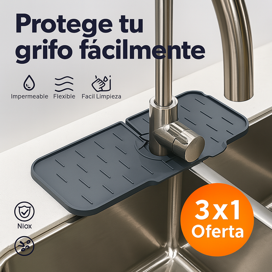 Pack 3×1 de Alfombrillas Absorbentes de Silicona para Fregadero