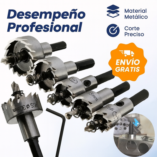 Set De 5 Brocas de Sierra Circular para Metal®