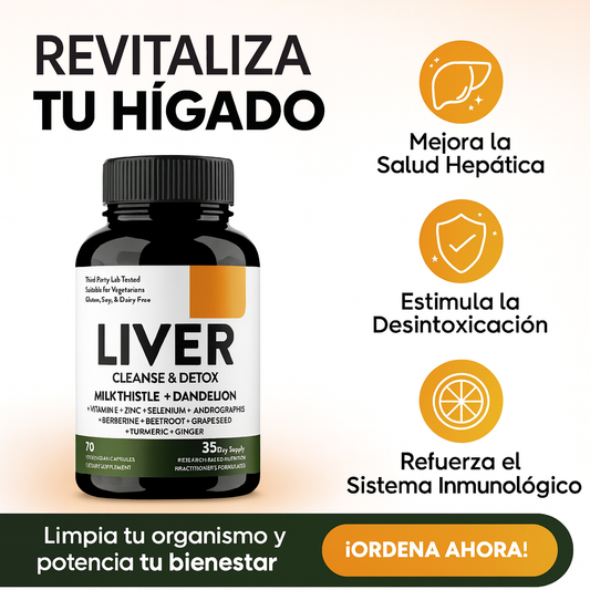 LIVER CLEANSE & DETOX – Limpia tu hígado y renueva tu bienestar