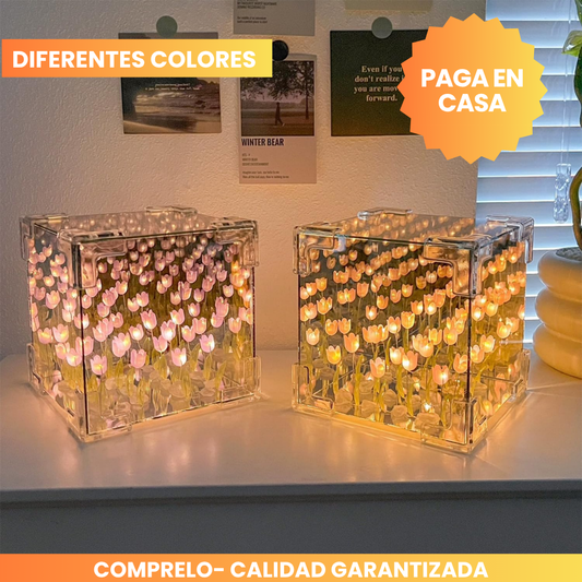 InfinityLove™ — Lámpara de Tulipanes Infinitos