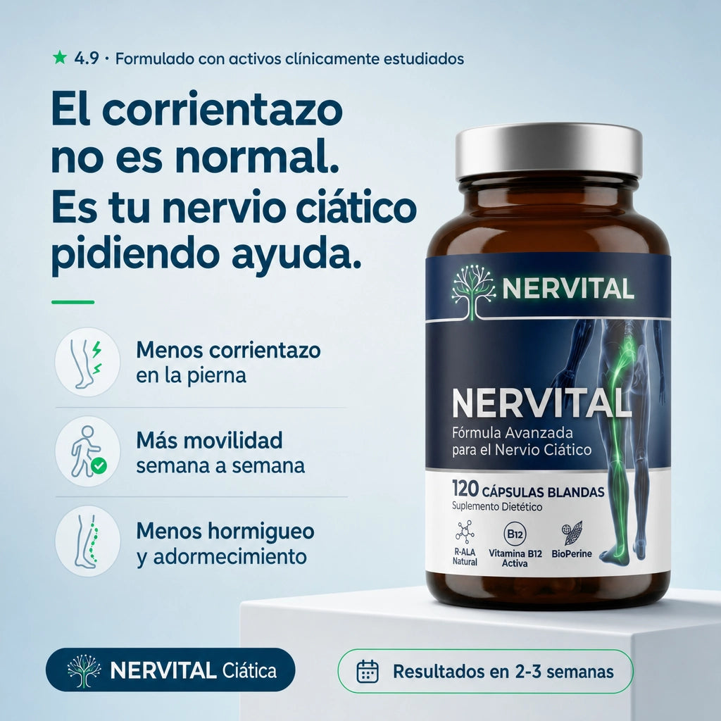 NERVITAL — Fórmula Avanzada para el Nervio Ciático